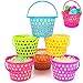 6 Pack Easter Eggs Baskets for Kids,9.4