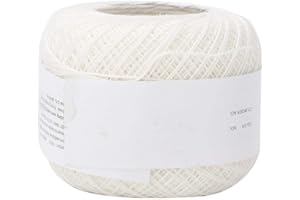 Cotton Hand Crocheted Lace Yarn, Assorted Colors Skeins for Mini Knitting and Crochet Projects – Soft and Durable for Craftin