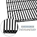 Hongso Polished Porcelain Grill Grates Replacement for Charbroil, Brinkmann 810-8401-S, 810-8532-F, 810-8534-S Models, Broil-Mate, Charmglow, Grill Chef, Grill Pro, Turbo, Set of 2