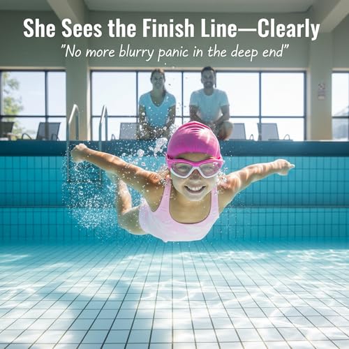 Seaflar Anti-fog Swimming Goggles for General Use | UV Protection, Waterproof, Silicone Seal | Swimming Goggles for Children 6 to 14 Years