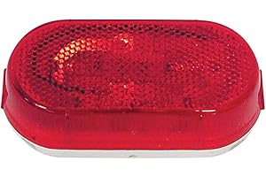 Peterson Manufacturing Perterson Peterson PM V108WR Red Oval Clearance Marker Lights