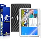 ArmorSuit MilitaryShield - Samsung Galaxy Tab Pro 10.1 Screen Protector + Black Carbon Fiber Full Body Skin Protectorw/ Lifetime Replacements