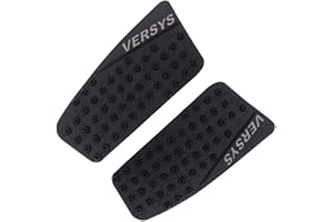 ZXXM Black Gas Fuel Tank Pad Traction Side Fuel Knee Grip Decal Compatible with Kawasaki Versys Kle 650 2006-2016