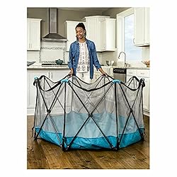 8 Panel Foldable Mesh Childrens Play YYard