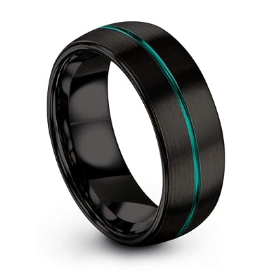 Chroma Color Collection Tungsten Wedding Band Ring 10mm for Men Women