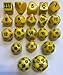 Yellow - 20 Unusual Dice Set - D3, D4, D5, D6, D7, D8, D9, D10, D%10, D11, D12, D13, D14, D15, D16, D18, D20, D22, D24 & D30