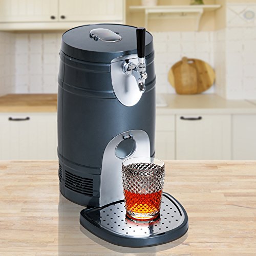 5 Liter Mini Kegerator Beer Cooler Dispenser Portable Black