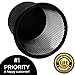 Akmy by Jackson Flag Company Pen Holder Mesh Pencil Holder Metal Pencil Holders Pen Organizer Round Padded Base Black for Desk Office - 3 Pack