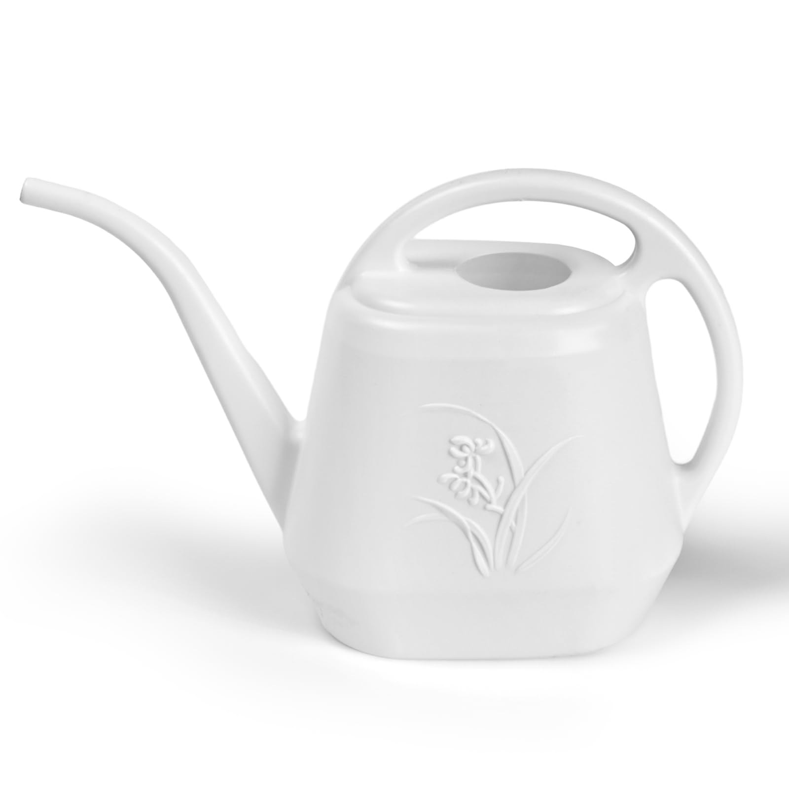 Photo 1 of UFANME Plastic Watering Can - White Color - 1 Gallon