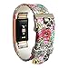 KisFace for Fitbit Charge 2 Replacement Elastomer Bands, Accessories Wristbands Small Large Photo Printing Series with Various Topics