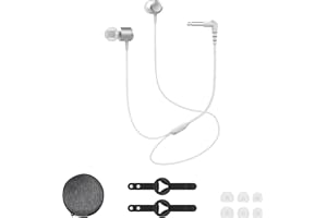 OURVR Noise Isolating Headphones Compatible with Meta Quest 3 Accessories，with Silicone Earbuds Caps and Silicone Holders