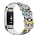 Queenmew Replacement Bands for Fitbit Charge 2, Molitec Bands Compatible with Fit bit Charge 2, Smart Bracelet Accessory, Wristband Adjustable Large Small Size for Men, Women