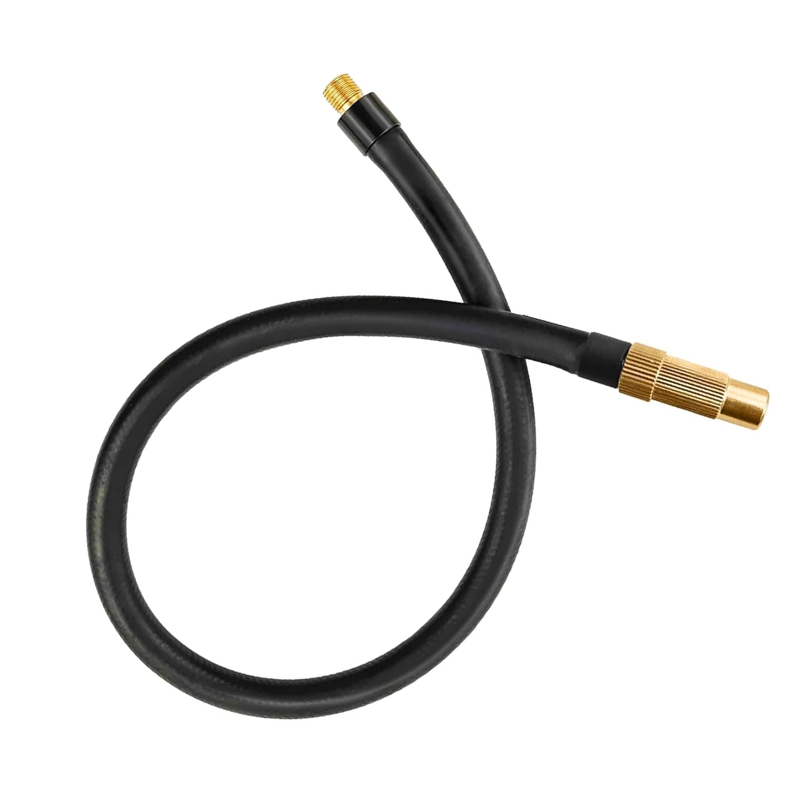 Versatile 2-in-1 Schrader & Presta Bike Pump Adapter, 60cm Extension Tube Hose for Bike, Car & Motorcycle Tyres,Locking Adapter,Compatible with Most Compatible with Portable Air Compressors (60cm)