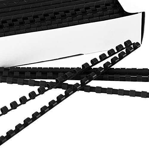 image for MyLifeUNIT Plastic Comb Binding Spines, 20 Sheets 5/16” Diameter Bin