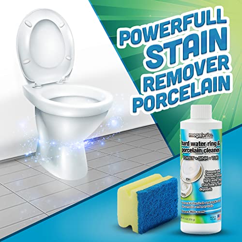 Megabrite Toilet Bowl Stain Remover Porcelain Sink, Tub & Bowl