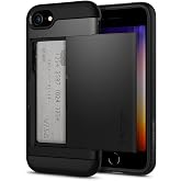 Spigen Slim Armor CS Designed for iPhone SE 2022 Case/iPhone SE 3 Case 2022 / iPhone SE 2020 Case/iPhone 8 Case/iPhone 7 Case - Black