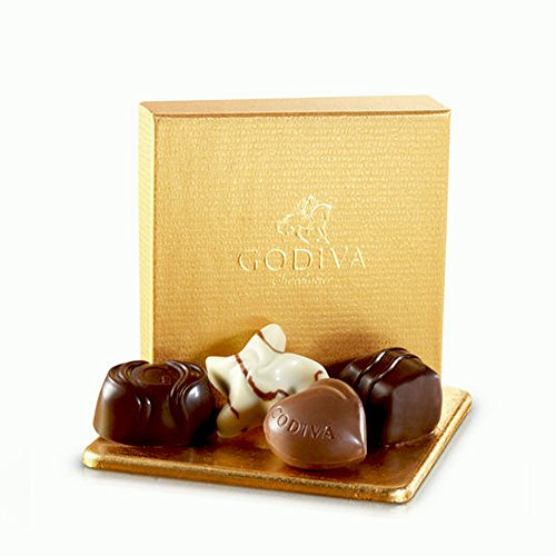 Godiva Chocolatier Assorted Chocolate Truffles Gold Ballotin Favor Gift