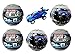 Rocket League Mini Pull-Back Racer Car Mystery Ball 5-Capsules