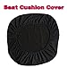 Loghot Chair Covers Spandex Universal Computer Office Desk Stretch Rotating Pure Color Chair Cover (Black)