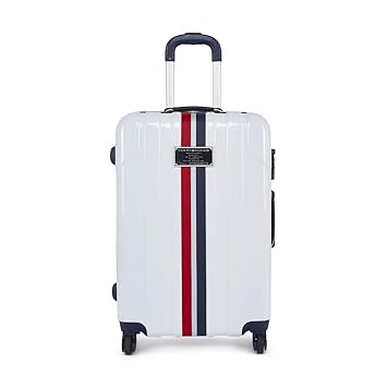tommy hilfiger white luggage