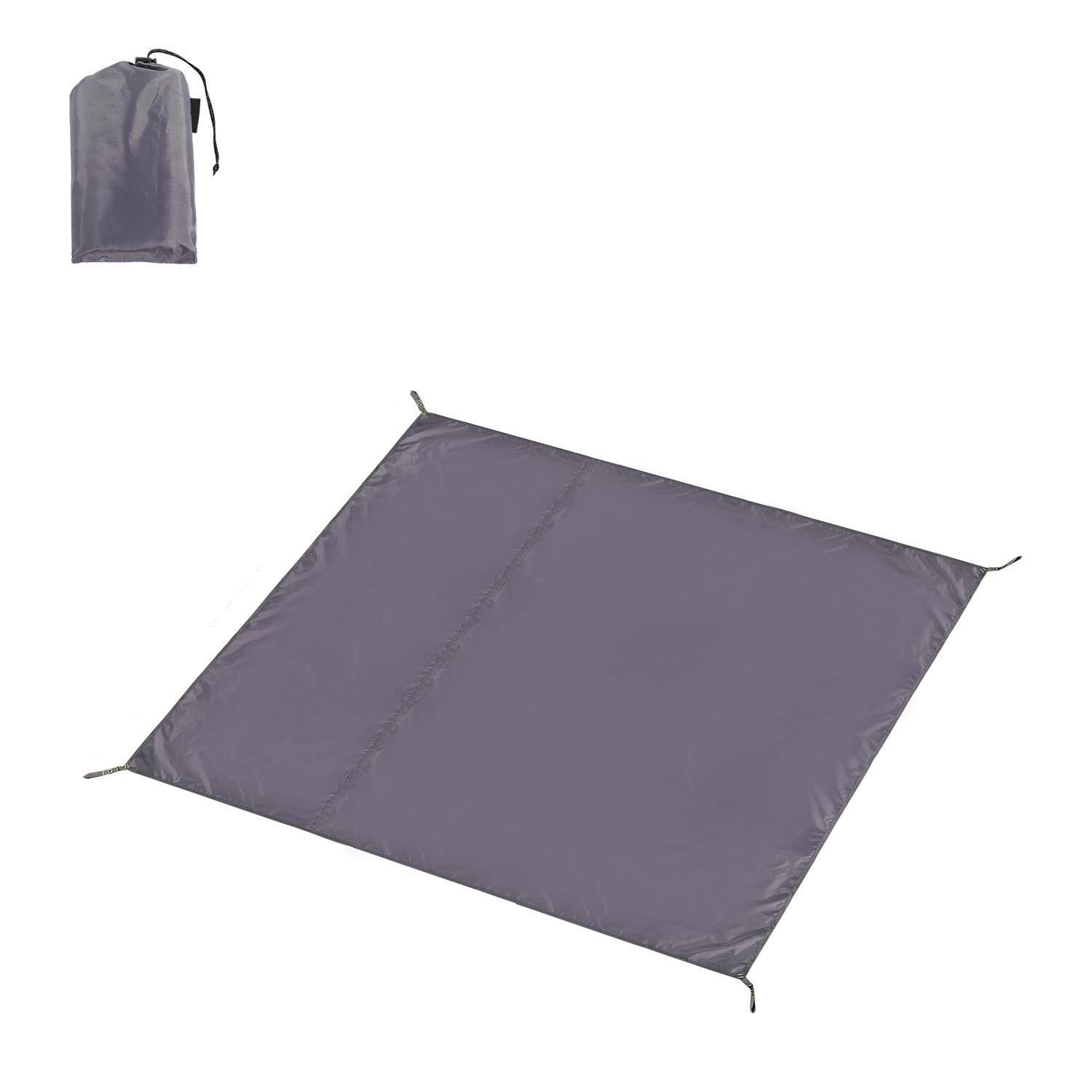 CAMPMOON Waterproof Camping Tarps 5x7/6x7/7x7/8x7/9x7/10x10 Feet, Large Oxford 4 in 1 Tent Footprints Ultralight Compact Ground Cloth for Camping Backpacking