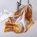 100% Small Square Pure Mulberry Silk Scarf -21'' x 21''- Lightweight Neckerchief -Digital Printed Solid Color Headscarf 100% Small Square Pure Mulberry Silk Scarf -21'' x 21''- Lightweight Neckerchief -Digital Printed Solid Color Headscarf