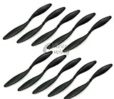 Cheerwing 10pcs 8x4.3 8043 E Propeller Pro Hy001-00208a for Rc Airplane Aircraft -Ship From US