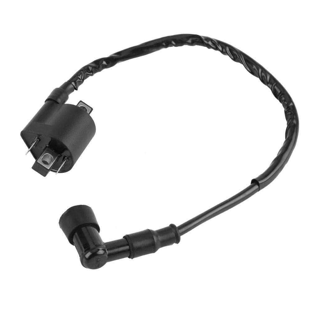 Aramox Motorcycle Ignition Coil Motorcycle 2 Pin Ignition Coil for CBF125 CBR125 CR125 CR250