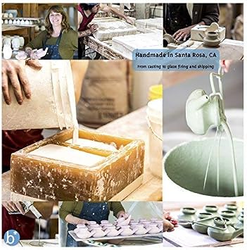 Amazon Com Baraka Premium Us Made Handcrafted Durable Ceramic Neti Pot Nose Cleaner For Nasal Congestion Sinus Lead Free Dishwasher Safe Tool Kit For Home Gifts For