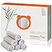 ArtMuseKitsMikash Bamboo Baby Washcloths Set (6-Pack) | Extra Soft & Absorbent Organic Bath Towels for Babies | Natural Hypoallergenic Reusable Wipes | Ideal Newborn Shower/Registry Gift