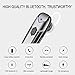 Bluetooth Headset, Q-YEE Hands Free Wireless Earpiece V4.1 with Noice reduction Mic for Office/Driving (Silver&Grey)