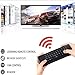 REDGO Air Mouse, 2.4G MX3 Portable Mini Wireless Qwerty Keyboard Mouse, Multifunctional Infrared Remote Control for Android Smart TV Box IPTV HTPC Mini PC Windows IOS MAC Xbox