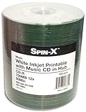Prodisc Spin-X 0134.9600White Inkjet Printable Digital-Audio 80-Minute CD-R's by 100-Pak