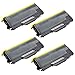 JARBO Compatible for Brother TN360 TN-360 TN330 TN-330 Toner Cartridges High Yield, 4 Black, use with Brother HL-2170W HL-2140 DCP-7040 DCP-7030 MFC-7840W MFC-7340 MFC-7345N Printer