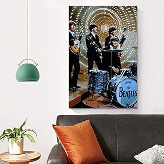Beatles Top of The Pops Poster décoratif sur toile pour salon, chambre à coucher 30 x 45 cm - Les Beatles, Paul McCartney, John Lennon, RIngo Starr, George Harrison Beatles Top of The Pops Poster décoratif sur toile pour salon, chambre à coucher 30 x 45 cm – Image 4