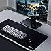Large Gaming Mouse Pad,Extended Gaming Mouse Pad - Non-Slip Water-Resistant Rubber Base Cloth Computer Mouse Mat, 35.4 x 15.8 x 0.2 inches XX-Large