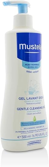 Mustela Gentle Cleansing Gel 500 ml for Newborns Tear-Free Skin Care view 3