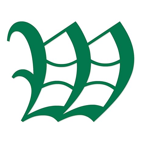 Amazoncom Aplicable Pun Old English Letra W Vinilo