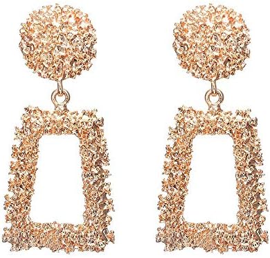 Geometric Dangle Earrings Drop Round Hoops Ear Studs Simple Tassel Dangling Earrings Cuffs Women Girls Birthday Gift Long Trendy Minimalist Charms Jewelry