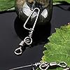 Sougayilang-Fishing-Rolling-Swivel-with-Coast-Lock-Snap-Stainless-Steel-Black-Nickel-Fish-Swivels Sougayilang-Fishing-Rolling-Swivel-with-Coast-Lock-Snap-Stainless-Steel-Black-Nickel-Fish-Swivels