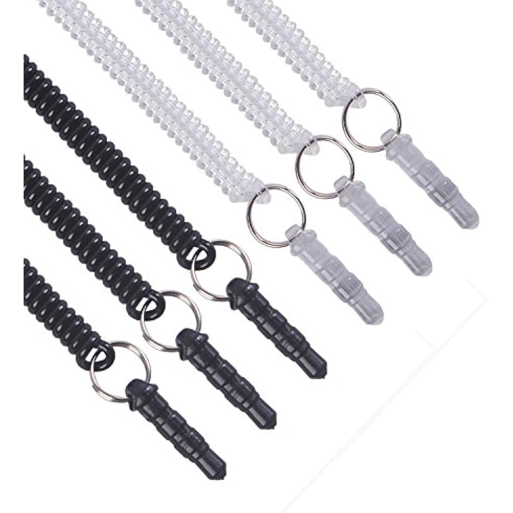 Stylus Tether, 10 Pack Of Detachable Elastic Coil Strings/Lanyards