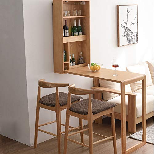 Yaunli Stehtisch Küche Frühstück Bar Tisch Esstisch Couchtisch mit Storage Rack for eine Küche Frühstück Restaurants… – Bild 6