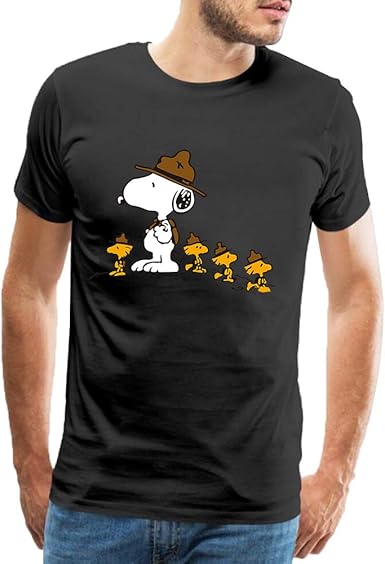 camiseta snoopy hombre