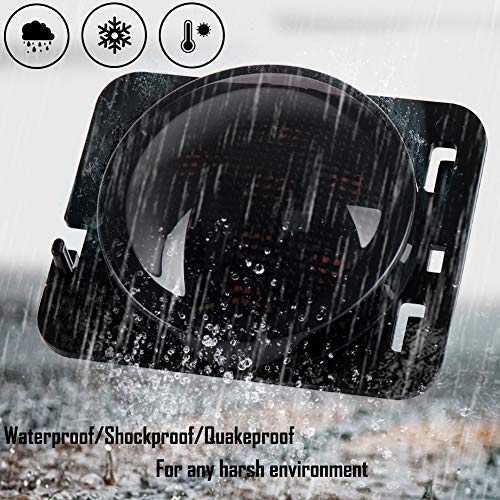 Smoke Lens LED Side Marker Front Fender Amber Turn Signal Parking Lights for Jeep Wrangler 2007-2017 - Thumbnail 4