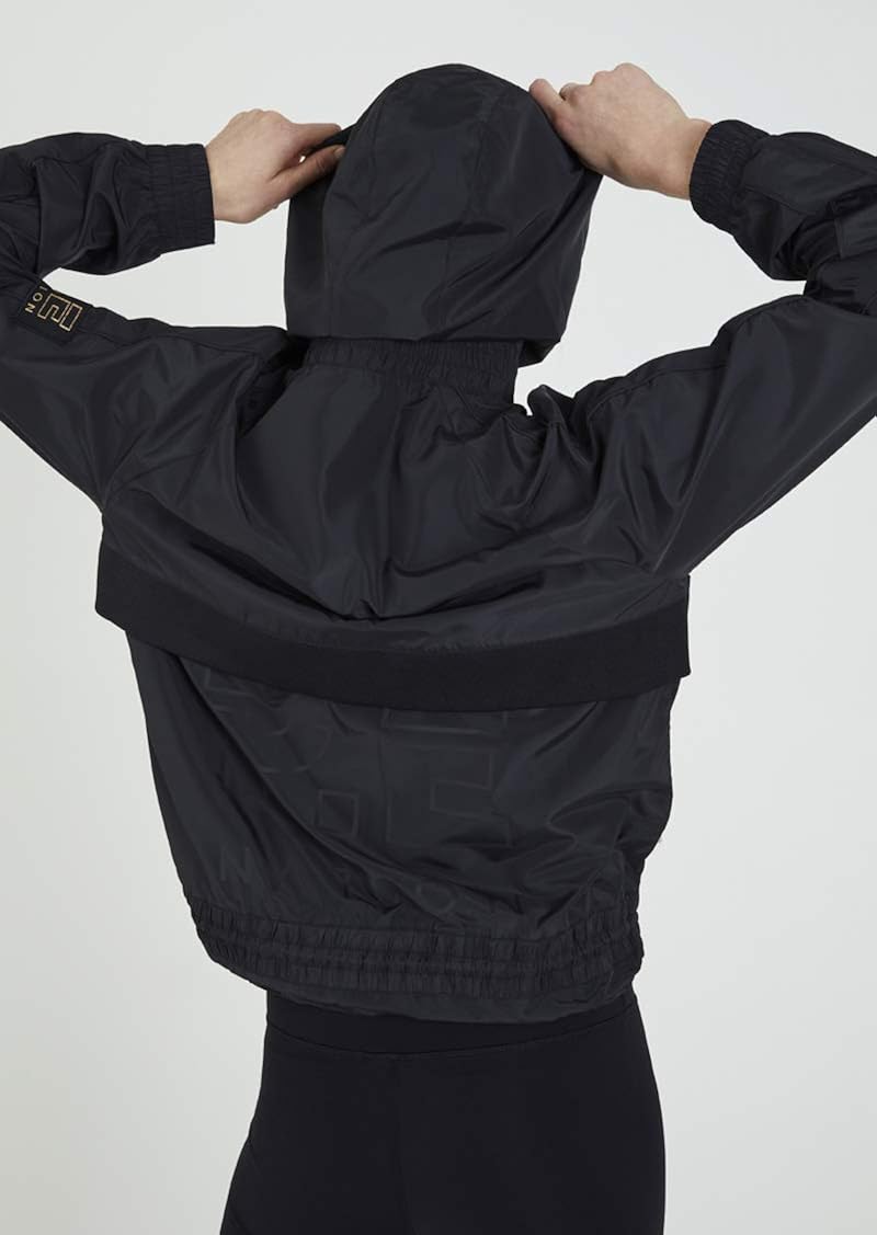 P.E NATION - Women’s Training Day Man Down Jacket - Lightweight Windbreaker Track Jacket: Clothing