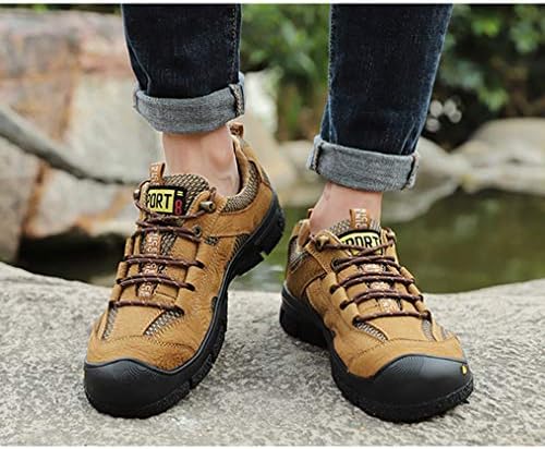耐摩耗性本革 山登り 100 品質保証 ウォーキングシューズ アウトドア 防滑カジュアルシューズ 新作製品 世界最高品質人気 ホビー スポーツ アウトドア ラウンドトゥローカット 黒 パソコン 周辺機器 Dong おしゃれトレッキングシューズ B07snwf794 メンズ 歩き