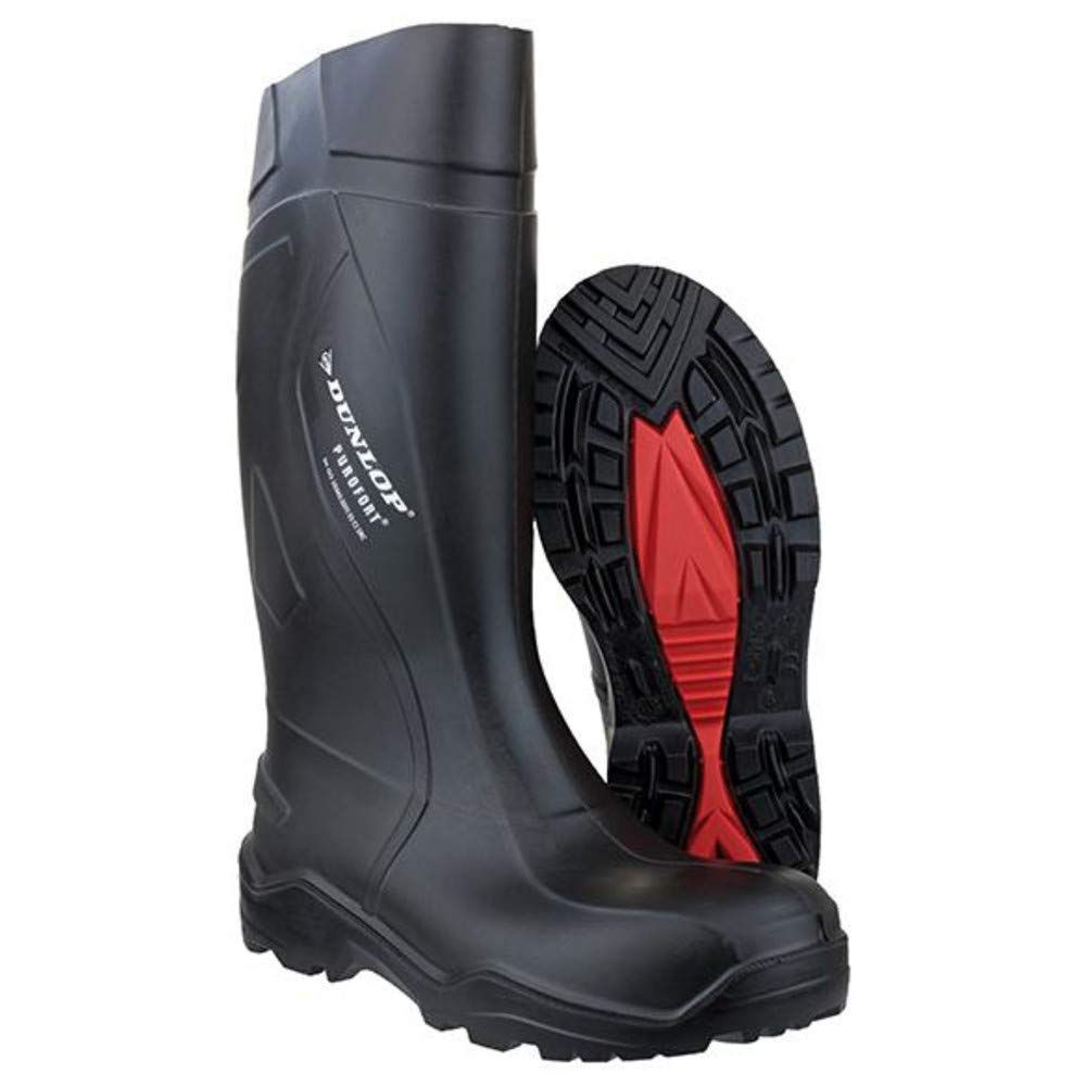 DUNLOP Purofort+, Unisex Full Safety Waterproof Work Boots, Black - Image 4