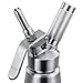 Whipped Cream Dispenser Stainless Steel Dessert Tools Professional 1 Pint Whipping Siphon - For Cream, Mousses, Pies or Other Fancy Desserts with Creamy - With 3 Decorating Nozzles & Cleaning Brush