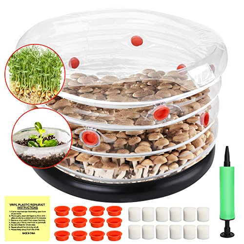 Mushroom Monotub Kit, Home Inflatable Mushroom Grow Kit Mushroom