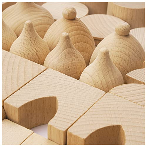 Log Blocks Lincoln Logs Building Block Sets For Kids 1 2 3 4 5 6 Year Old, 30 Pcs ...